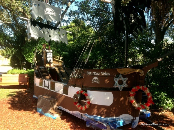 pirate boat at Boca Raton Children's Museum
