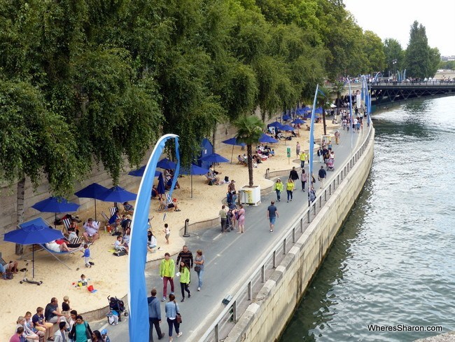 Beach on the Seine