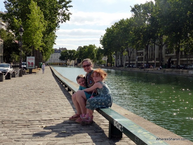 things to do in paris with kids at Canal St-Martin