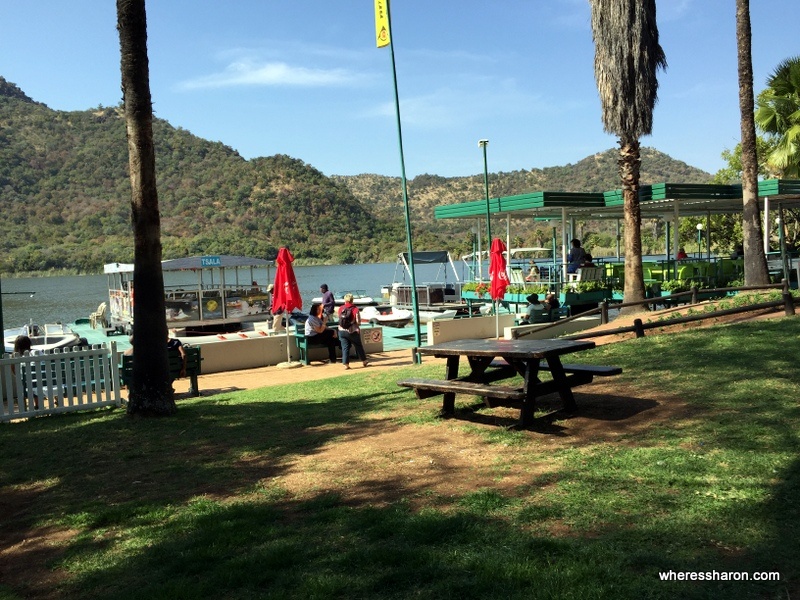 The restaurant in Waterworld by the man made lake. Wondering what to do in sun city south africa? Wonder no more - Sun City day activities are here.